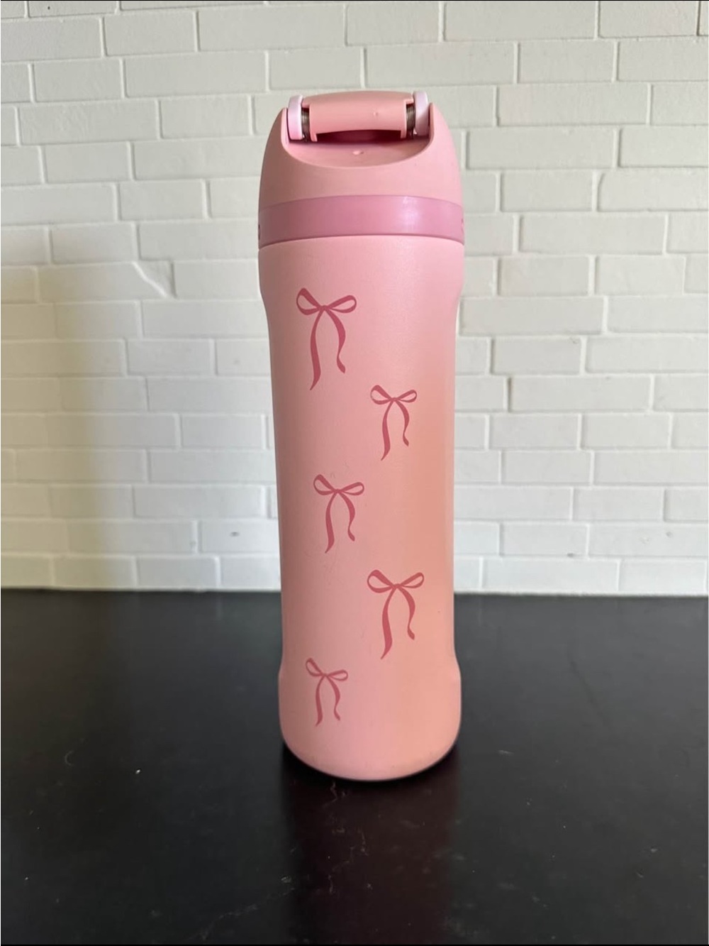 Pink Bow Patterned Owala